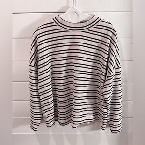 SANCTUARY โ Textured Knit Striped Sweater 2X